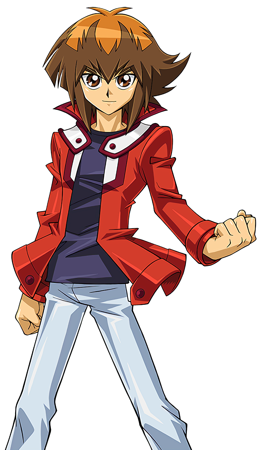 Jaden Yuki, known as Judai Yuki in the Japanese version, is the main protagonist of Yu-Gi-Oh! GX, as well as the reincarnation of the Supreme King. At the end of the third season, he fused his soul with Yubel, his childhood ace card, with "Super Polymerization" to become a Duel Monster-Human hybrid. He is headstrong, optimistic, fun loving, and a talented Duelist who loves Dueling as much as he cares for his friends.